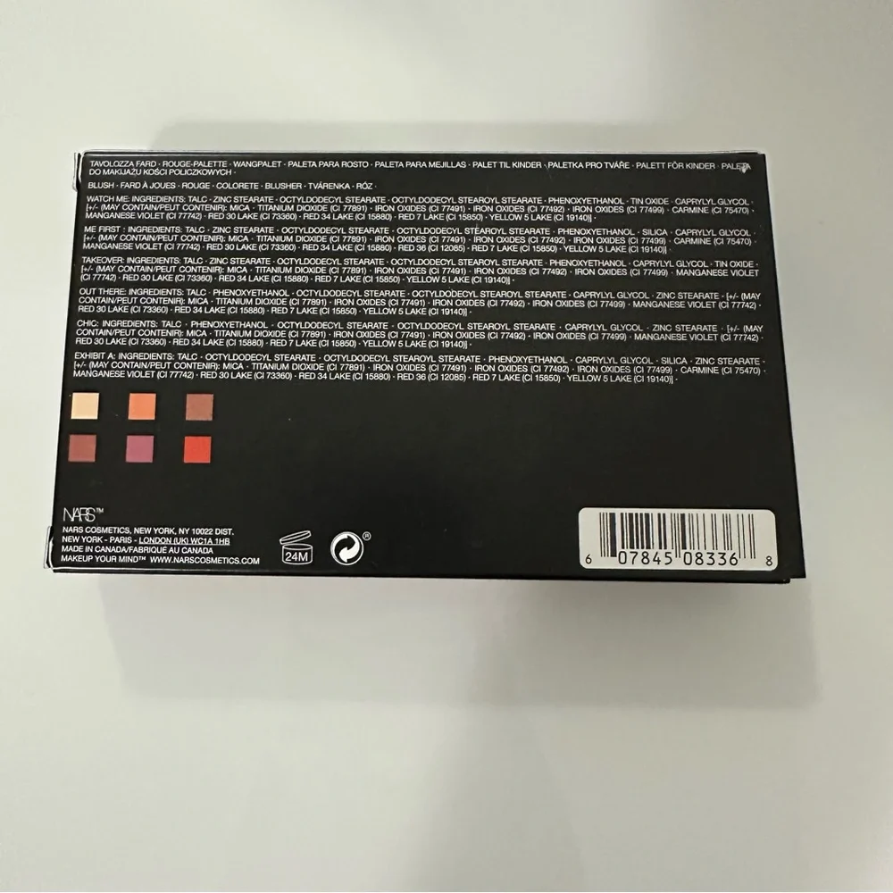 NARS Narsissist Unfiltered 1 Cheek Palette NWB